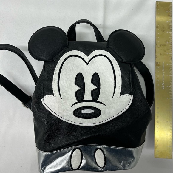 Mickey Mouse Backpack - Black and Silver - Picture 1 of 6
